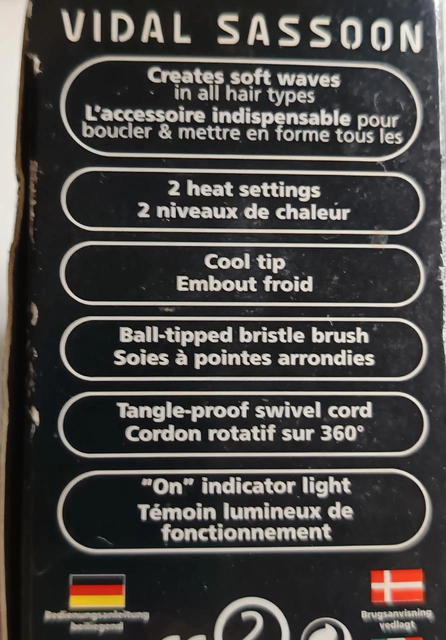 Vidal Sassoon VS033E heated hair brush - Very good condition – photo 4